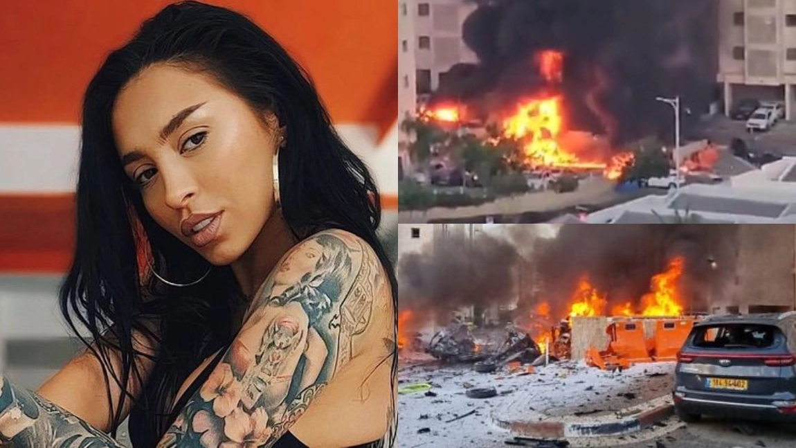 Cântăreața Ruby, aflată în Israel: 