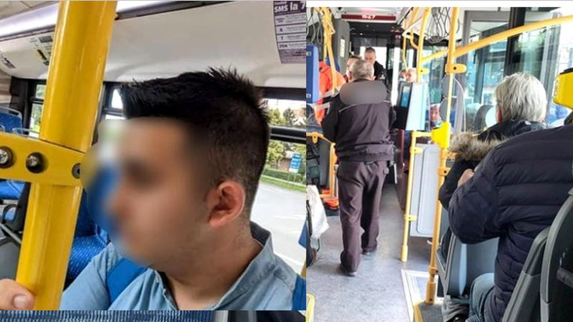 Un tânăr s-a dat drept controlor într-un autobuz! Ce s-a întâmplat când a cerut bani pasagerilor fără bilet