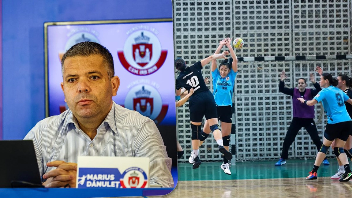 Antrenorul echipei de handbal CSM Iași 2020 vine cu acuzații dure la adresa arbitrilor după meciul cu Galați. Marius Dănuleț: „Ce s-a întâmplat acolo se numește golăneală” - FOTO