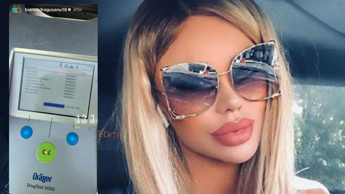 Bianca Drăgușanu a comis-o în trafic! Ce rezultat a ieșit la testul pentru droguri