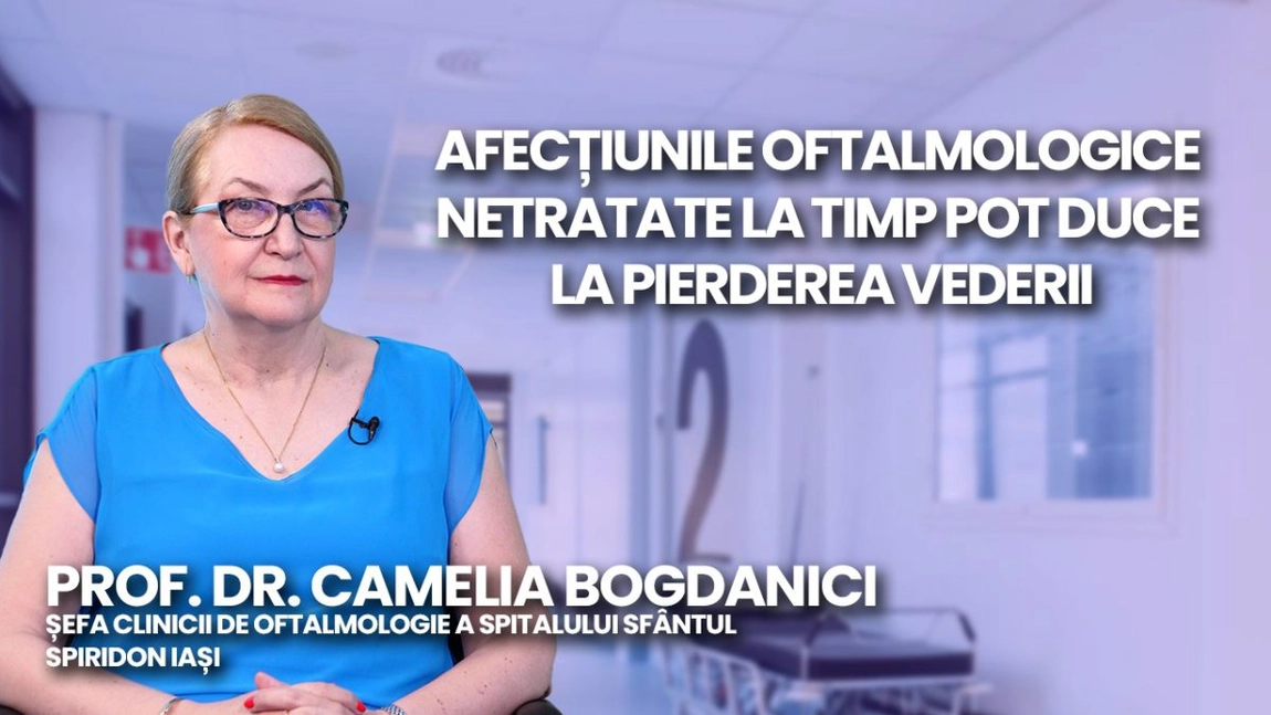 LIVE VIDEO - Prof. dr. Camelia Bogdănici, șefa Clinicii de Oftalmologie a Spitalului Sfântul Spiridon Iași, discută în emisiunea BZI LIVE cazurile cu care se confruntă medicii oftalmologi în ultima perioadă - FOTO