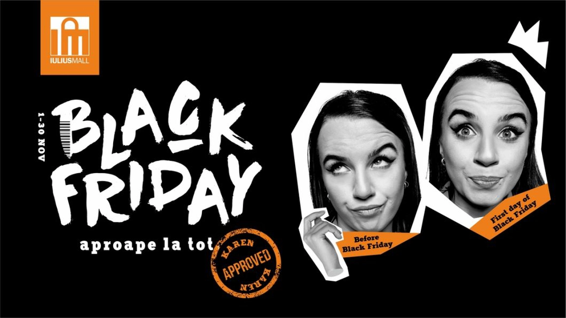 A început Black Friday în Iulius Mall Iași. Brandurile afișează reduceri de până la 70%