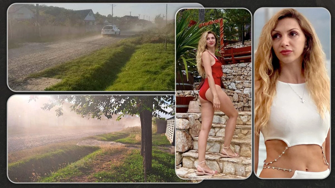 Afacerista Petronela Ștefan vrea să asfalteze drumul folosit pentru evitarea ambuteiajelor pe ruta Dumești - Podu Iloaiei! Zilnic, locuitorii înghițeau praful provocat de mașini - FOTO