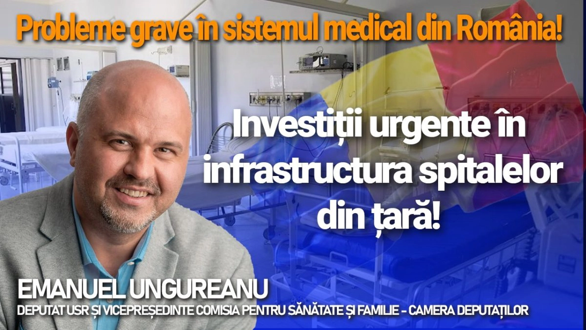 LIVE VIDEO - Deputatul USR, Emanuel Ungureanu, vicepreședintele Comisiei pentru sănătate și familie, într-o nouă emisiune-dialog BZI LIVE cu dezvăluiri incendiare