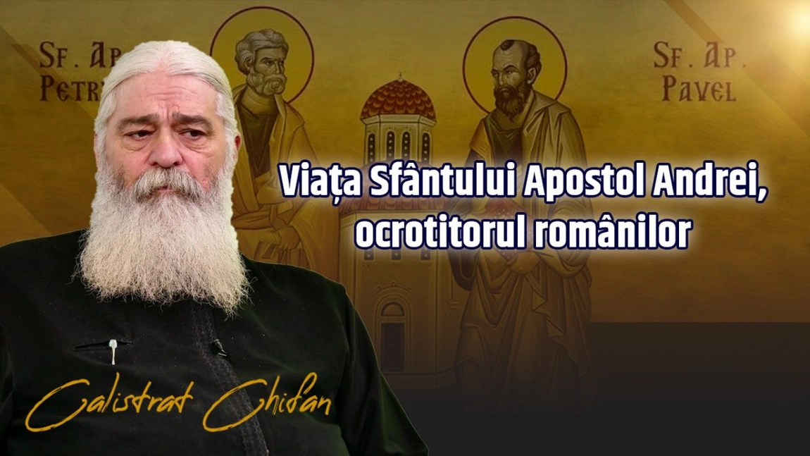 LIVE VIDEO - Viața Sfântului Apostol Andrei, ocrotitorul românilor! Ediție specială la BZI LIVE cu părintele Calistrat Chifan de la Mănăstirea Vlădiceni
