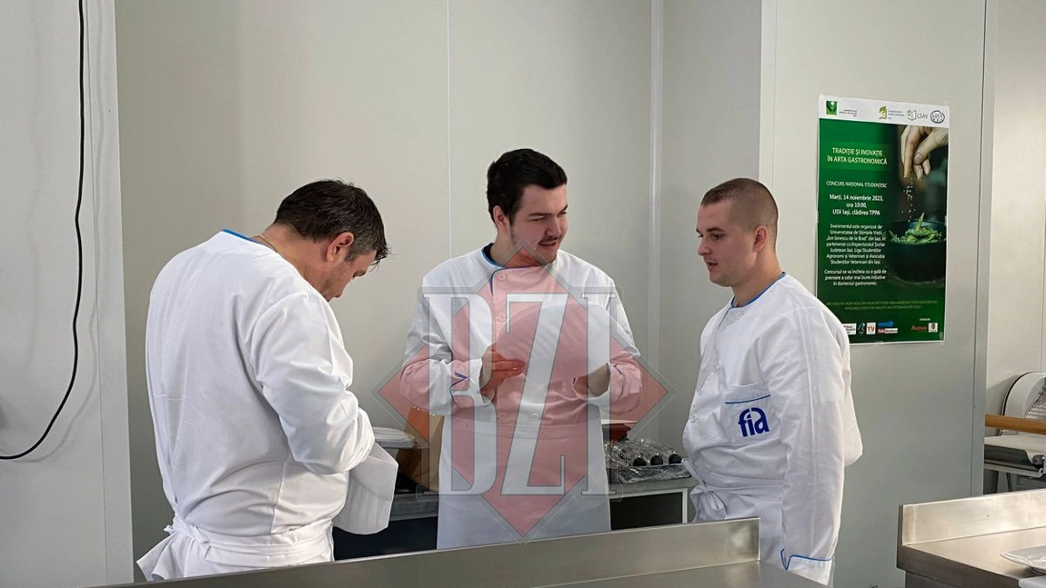 La USV Iași are loc un concurs de gătit unde studenții își pot demonstra talentul - GALERIE FOTO, UPDATE
