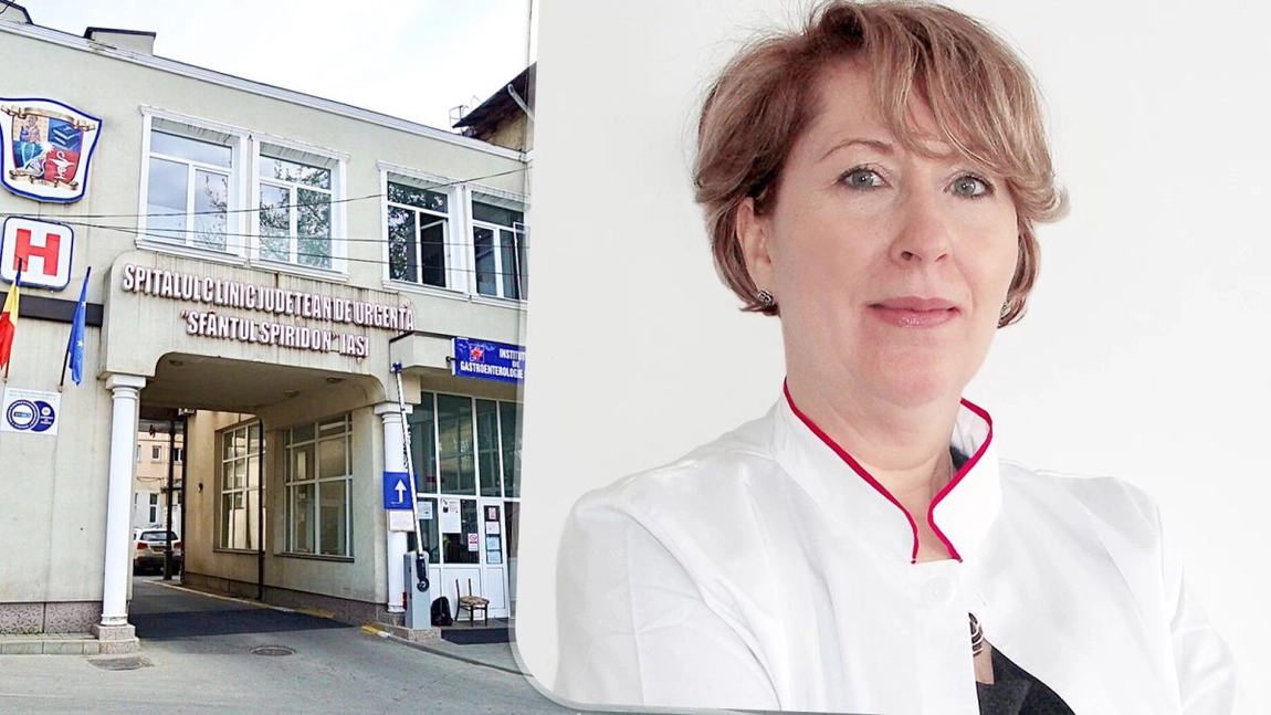Spitalul „Sf. Spiridon” Iași are un nou director medical! A doua cea mai importantă funcție din unitatea sanitară este ocupată de dr. Daniela Crișu - FOTO