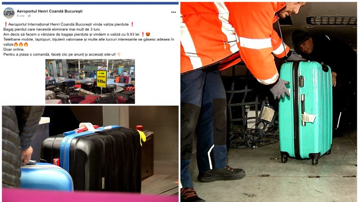 Atenție! Bagaje cu 9,93 lei pe Aeroportul Otopeni, noua escrocherie online