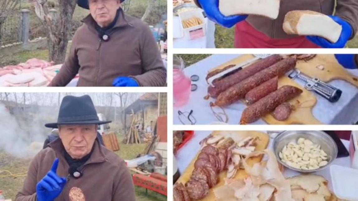 Aurel Tămaș dezvăluie rețeta lui pentru salamurile din carne! Românii sunt înnebuniți după produsele tradiționale artizanale