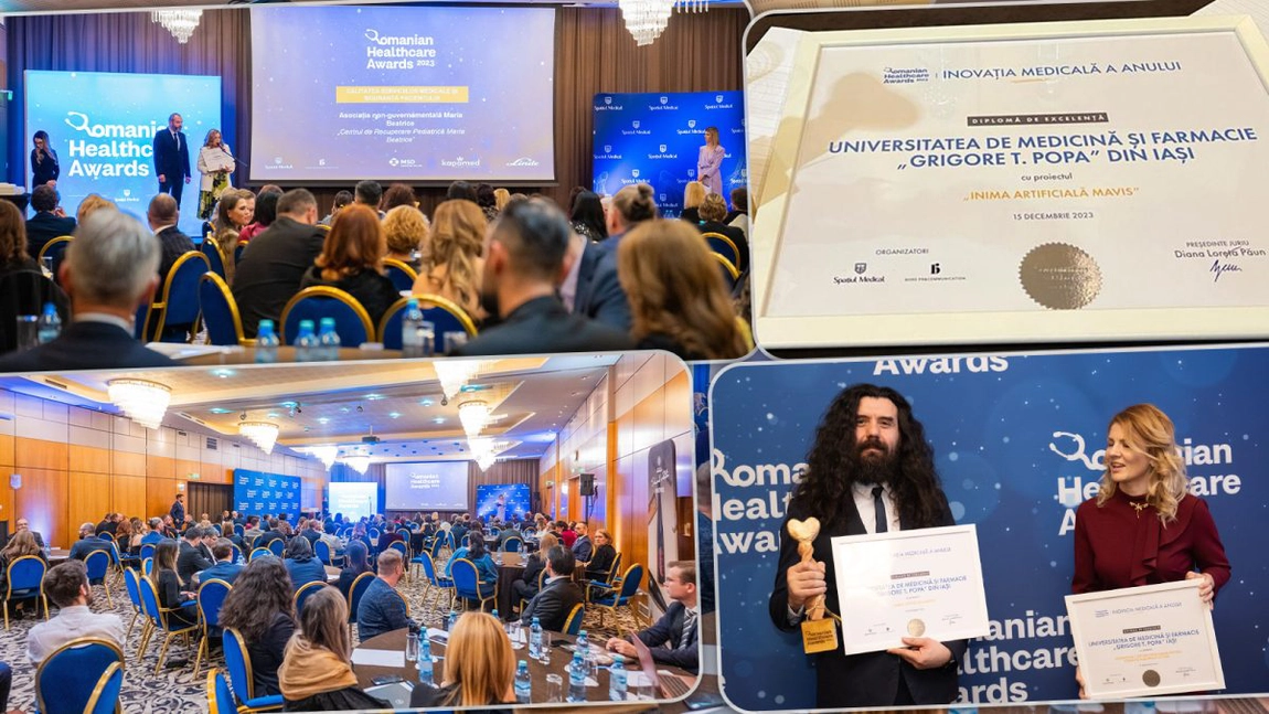 Inima artificială creată în Iași a făcut senzație în toată România! A primit premiul „Inovația Medicală a Anului” - FOTO