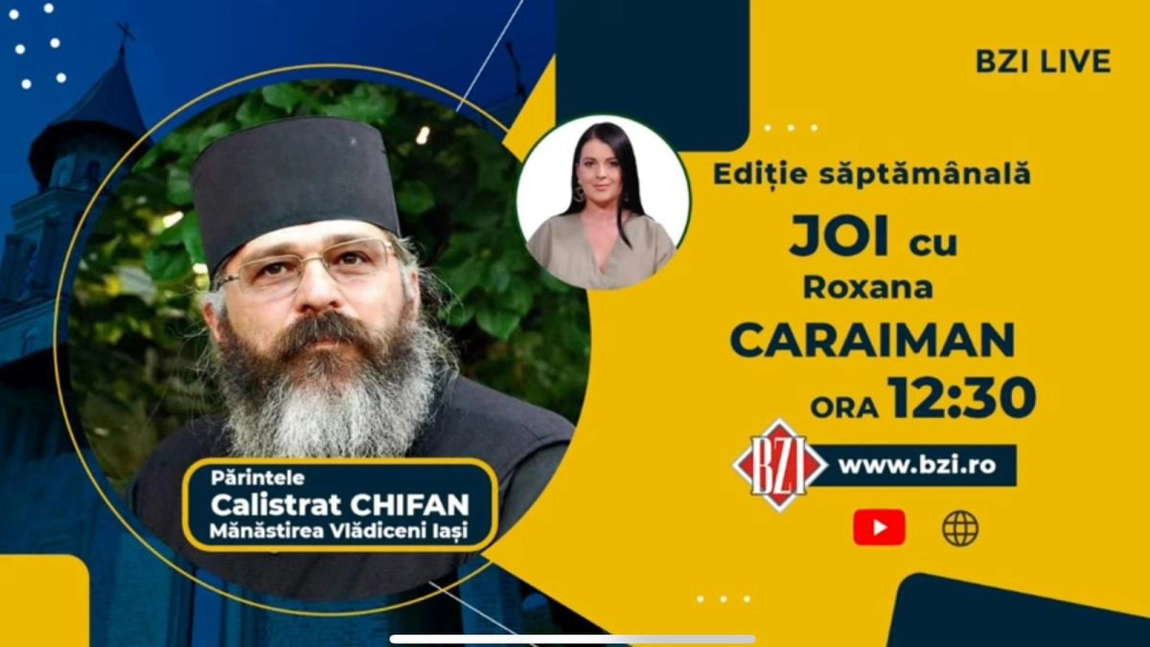 LIVE VIDEO - Sfântul Vasile, păzitorul de duhuri rele, sărbătorit în prima zi a anului! Despre puterea Sfântului vorbește părintele Calistrat Chifan de la Mănăstirea Vlădiceni din Iași