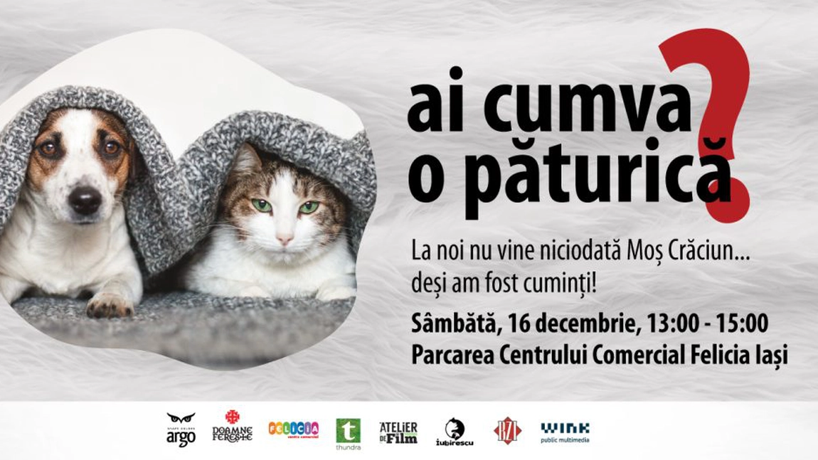 Campania „Ai cumva o păturică?” continuă la Iași