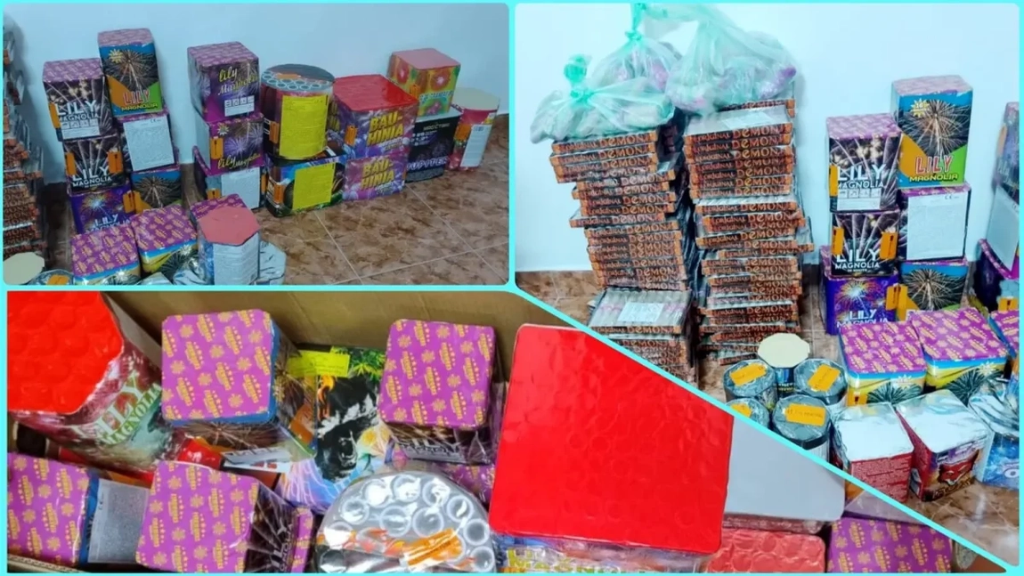 Ce riscă cei ce vând pentru Revelion artificii și petarde interzise