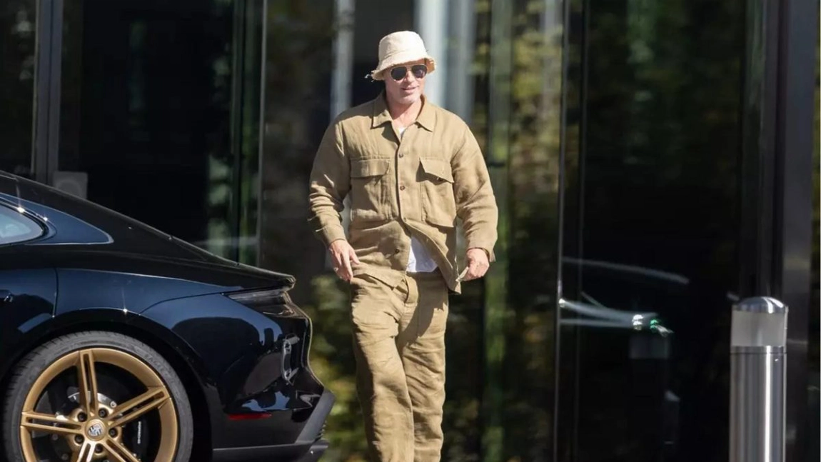 Brad Pitt, surprins de paparazzi cu noua iubită. Între ei sunt 26 de ani diferență