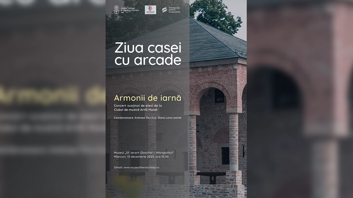 Concert susţinut de elevii de la Clubul de muzică ArtIS Mundi, cu ocazia Zilei casei cu arcade