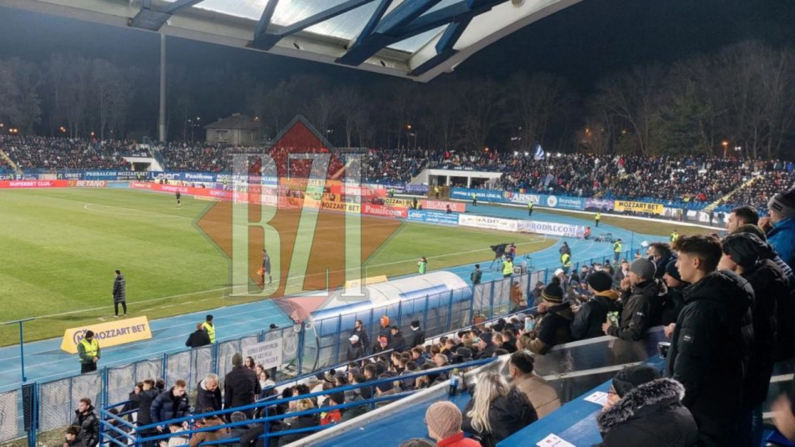 Nebunie în Copou! Peste 9.000 de spectatori la meciul dintre Poli Iași și FCSB