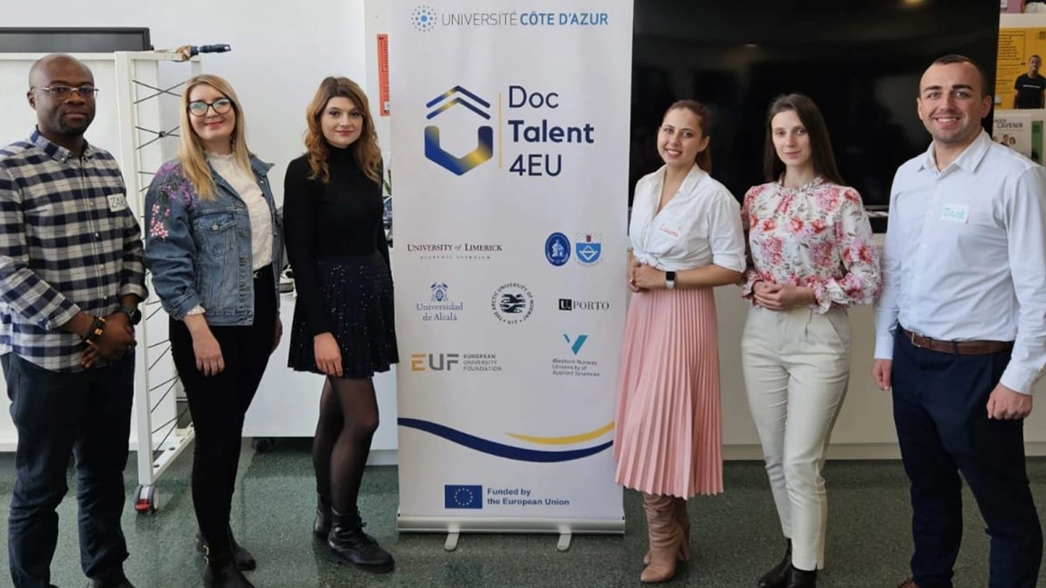Şase studenţi doctoranzi din TUIASI au participat la cursuri de training la Universitatea Cote D’Azur din Nisa - FOTO
