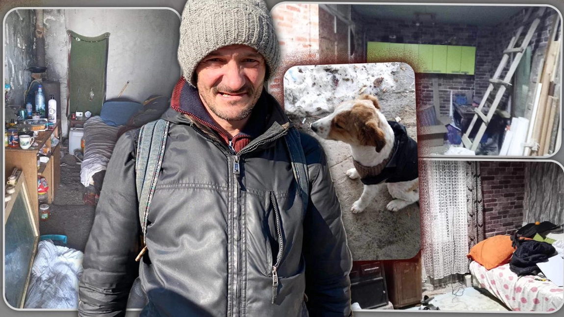 Alexandru a fost părăsit de soție după ce a fost diagnosticat cu cancer. De atunci trăiește lângă un câine: „Îl am pe Codiță, îl iubesc foarte mult și nu știu ce m-aș face fără el” - FOTO