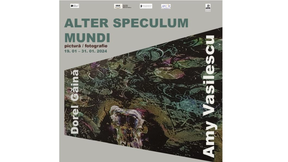 Expoziția de pictură și fotografie „ALTER SPECULUM MUNDI” – Amy Vasilescu și Dorel Găină, 19 ianuarie 2024, Galeria de Artă „Th. Pallady”