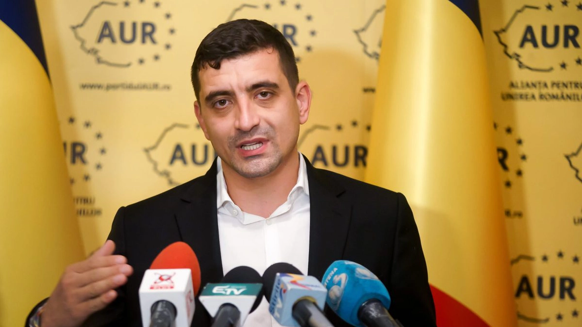 George Simion, președintele AUR,  cere convocarea de urgență a Parlamentului.