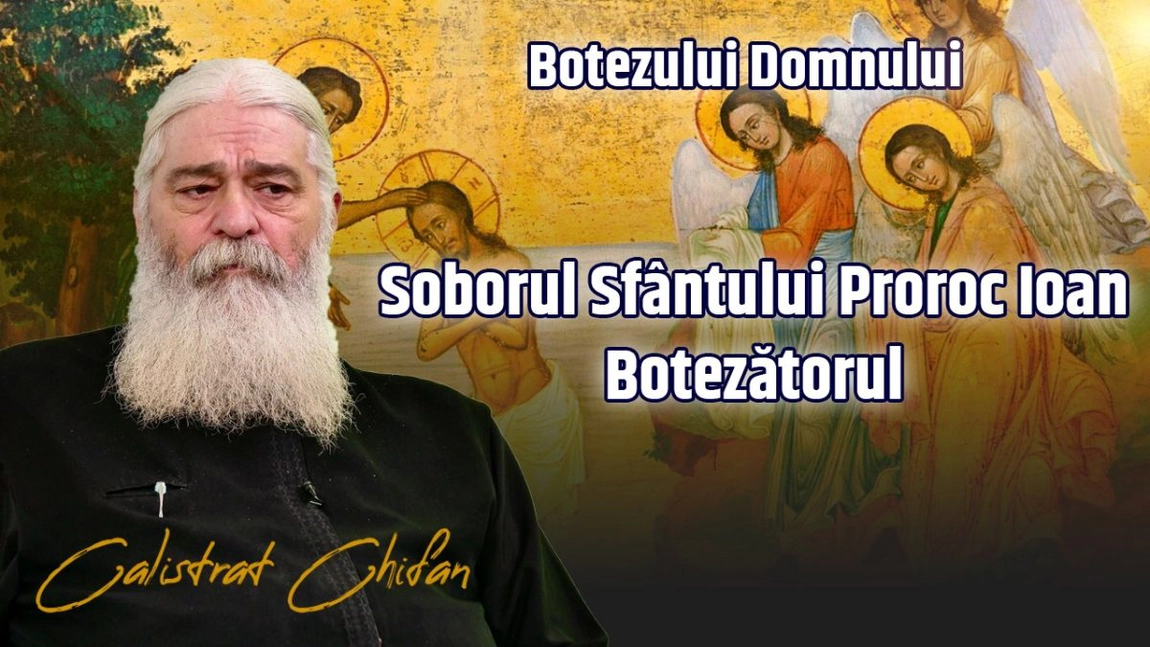 LIVE VIDEO - Botezului Domnului şi Soborul Sfântului Proroc Ioan Botezătorul! Părintele Calistrat Chifan de la Mănăstirea Vlădiceni din Iași în studioul BZI LIVE la început de an