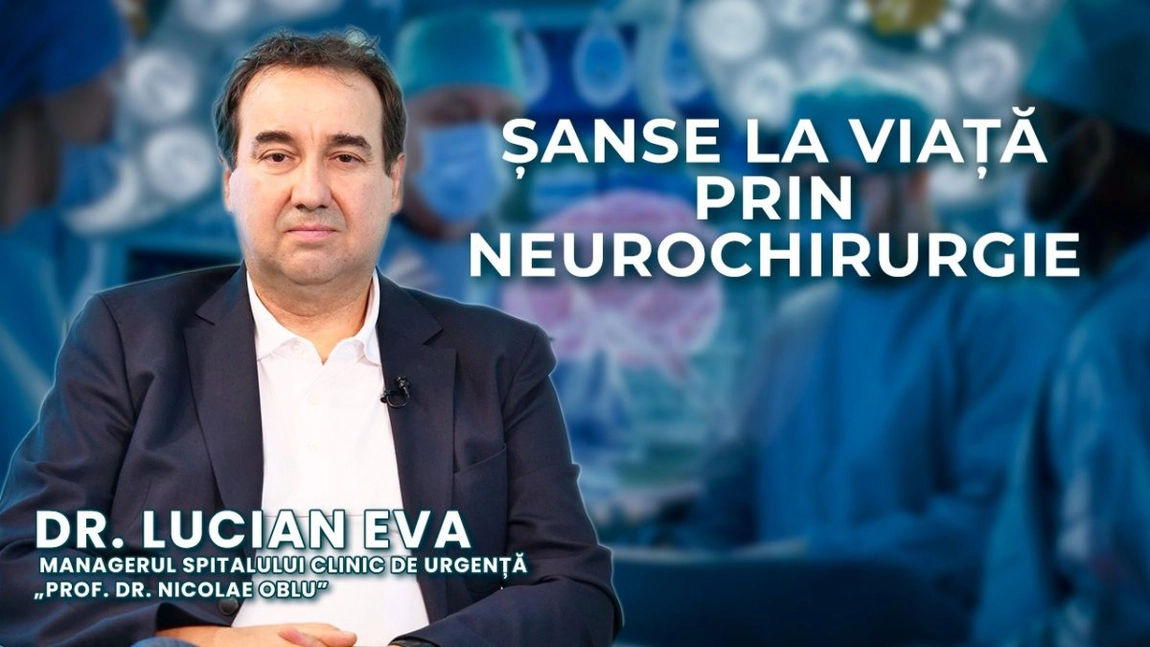 LIVE VIDEO - Dr. Lucian Eva, managerul Spitalului Clinic de Urgență „Prof. Dr. Nicolae Oblu”, discută în platoul BZI LIVE despre ultimele intervenții robotice neurochirurgicale - FOTO