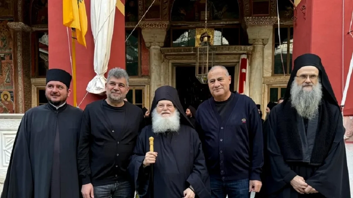 Marcel Ciolacu s-a dus din nou la Muntele Athos! „Marcel, niciodată să nu spui «Tu ai făcut, tu ai rezolvat»!”