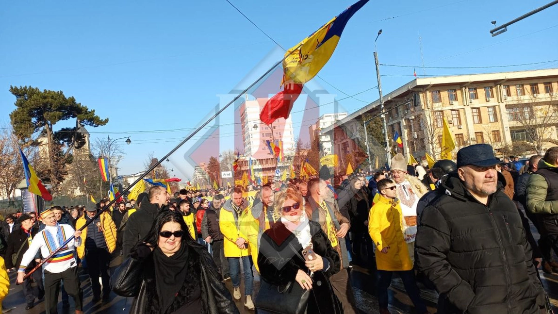 Atenție! Circulația rutieră, blocată în zona Palatului Culturii din cauza protestului AUR - FOTO