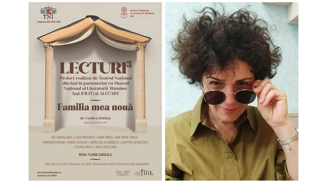„Familia mea nouă” de Vasilica Bălăiță, noul spectacol-lectură de la Teatru³, în regia lui Florin Caracala