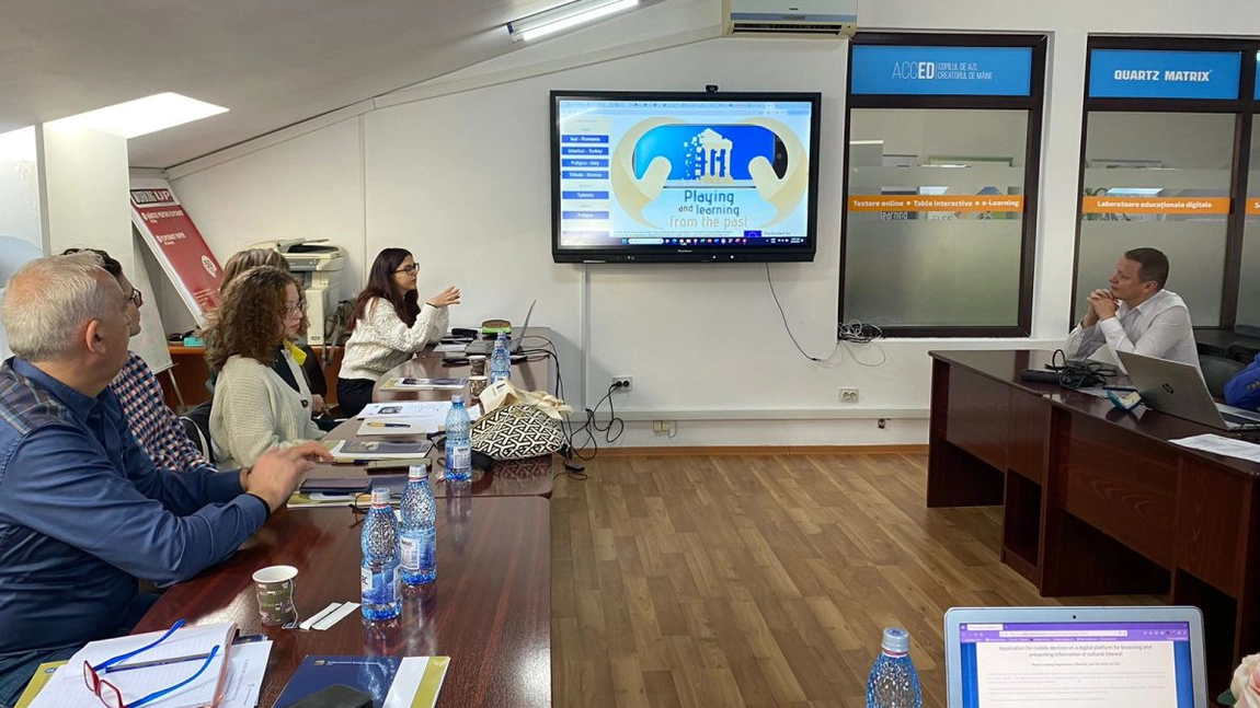 Inspectoratul Școlar Județean Iași a fost gazda ultimei mobilități din cadrul Proiectului Erasmus+ ”Playing and learning from the past” - FOTO