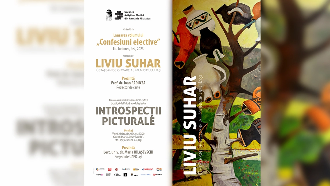 Uniunea Artiștilor Plastici din România Filială Iași organizează lansarea volumului 