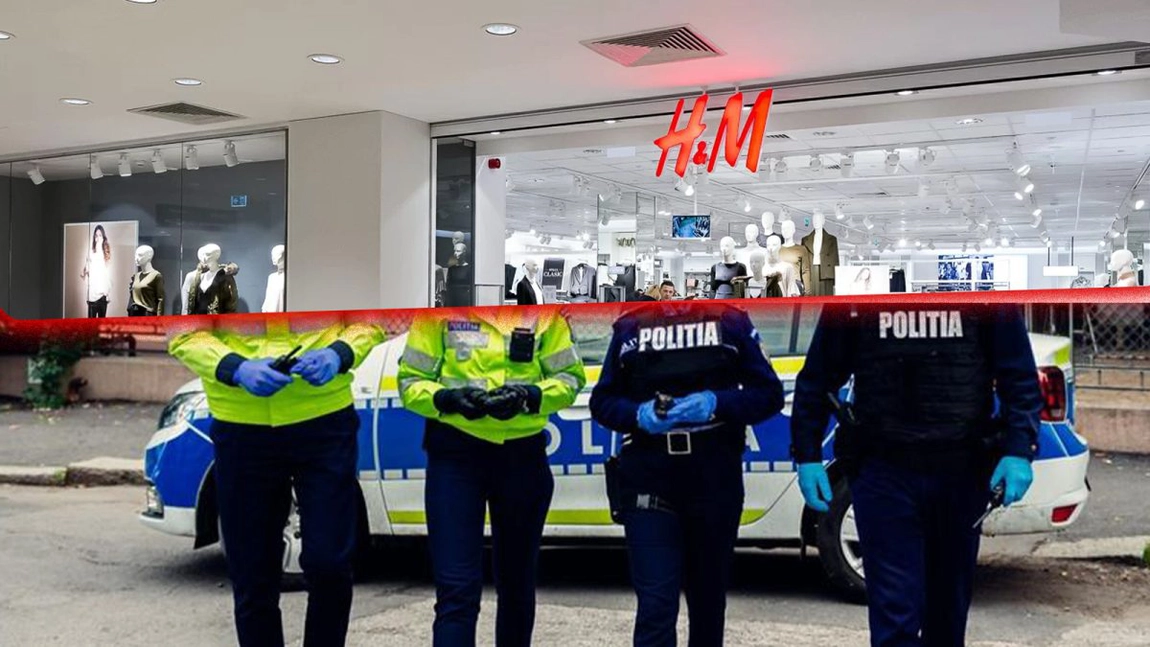 Cumpărături „forțate” la H&M. Un hoț a încercat să plece cu haine de peste 2.000 de lei din magazinul din Iași