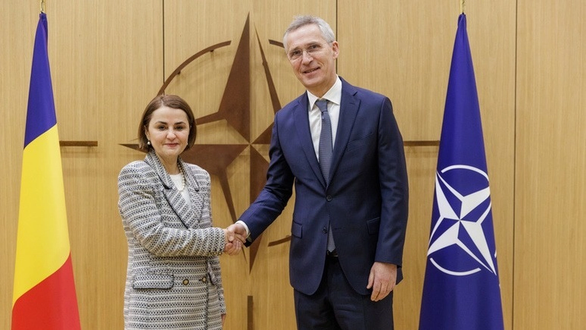 Ministrul Luminiţa Odobescu, întrevedere cu secretarul general al NATO, Jens Stoltenberg