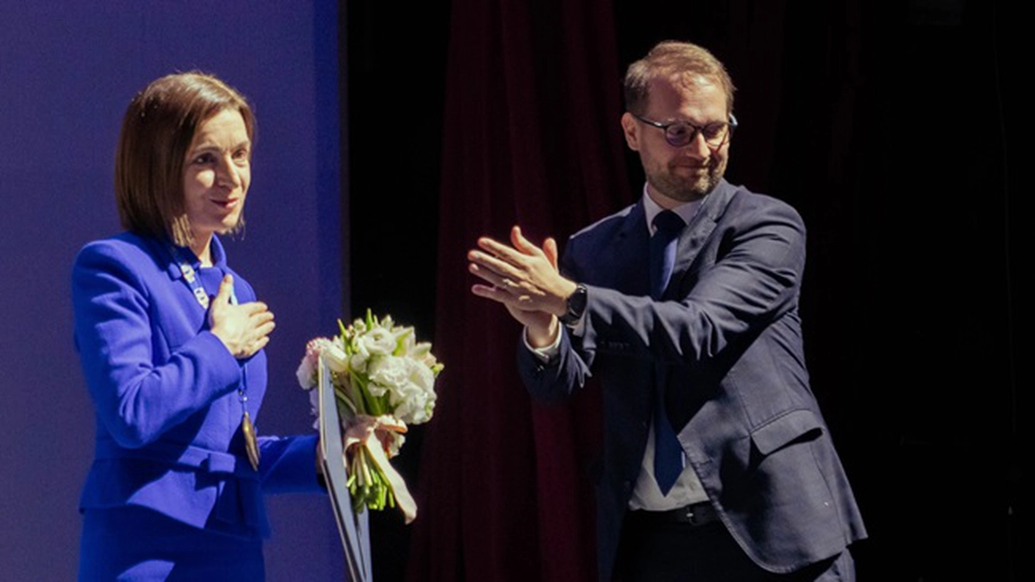 Președinția Republicii Moldova cere clarificări pentru premiul de 30.000 de euro primit de Maia Sandu la Timișoara: 