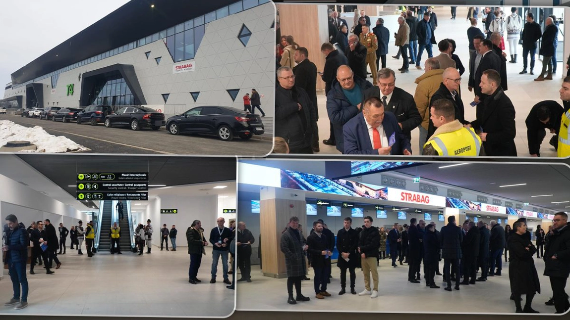 Show la Aeroportul Internațional Iași, marca PNL. Primire ca la nuntă și sute de invitați ca să dea frumos în fața greilor din București - FOTO