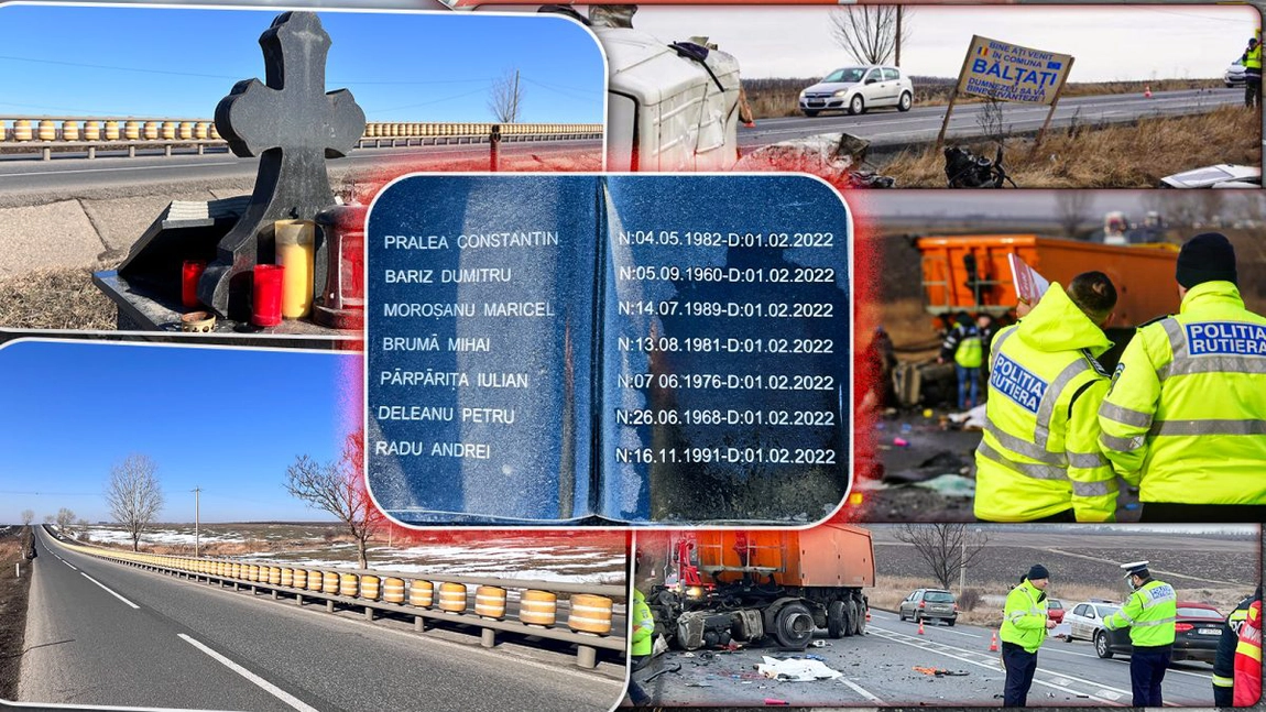 Doi ani de la cumplitul accident rutier de la Bălțați. Șapte familii și-au plâns morții: „Te caut în fiecare persoană din jurul meu. Te iubesc oriunde ai fi” - FOTO/VIDEO