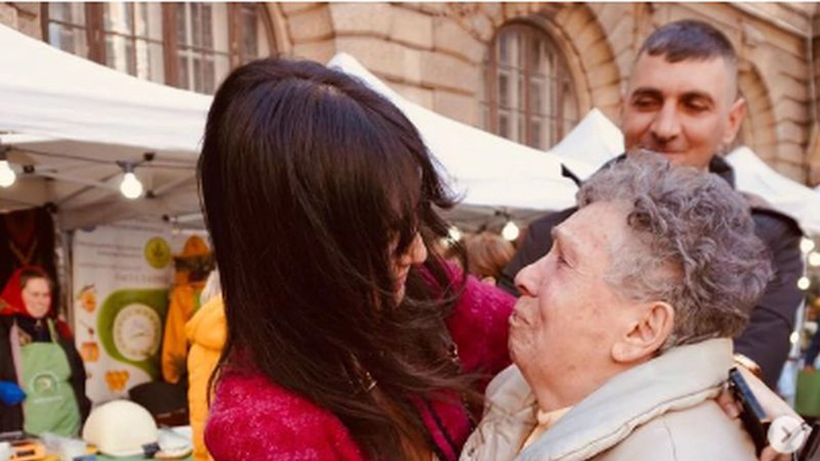 Dana Budeanu, discuție emoționantă cu o pensionară: „Cum să-mi cumpărați dumneavoastră mie?” - FOTO