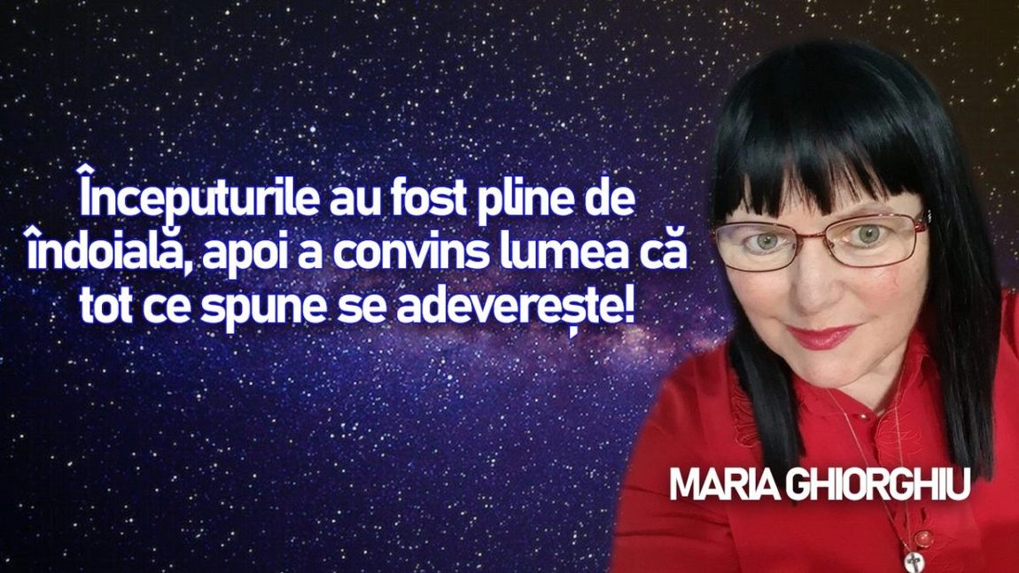 LIVE VIDEO - Începuturile au fost pline de îndoială, apoi a convins lumea că tot ce spune se adeverește! Maria Ghiorghiu face dezvăluiri doar la BZI LIVE