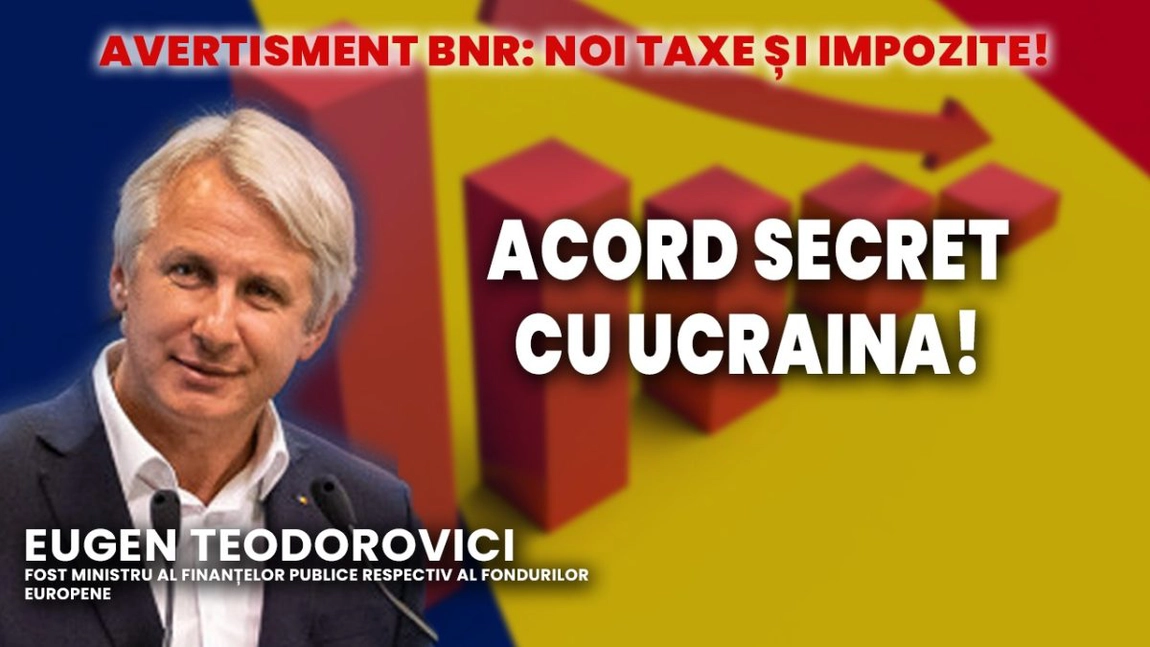 LIVE VIDEO - Fostul ministru al Finanțelor publice și al Fondurilor europene, Eugen Teodorovici, abordează la BZI LIVE temele de maxim interes pentru români