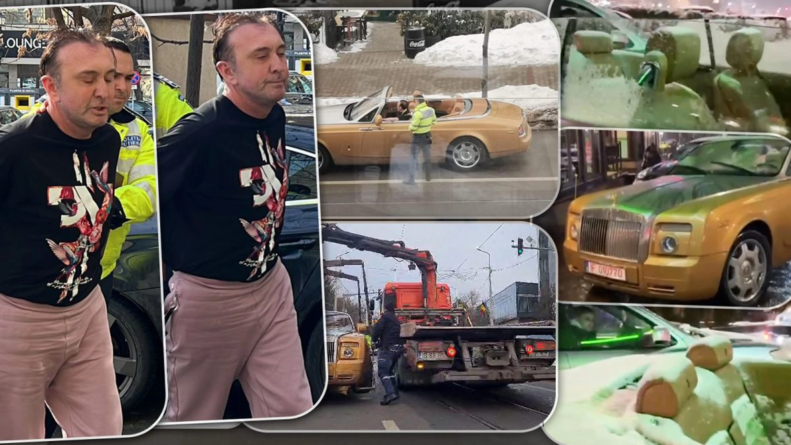 Afaceristul cu Rolls Royce-ul auriu a ieșit din arestul IPJ Iași. Sorin Rotariu, patronul de la 77777, are de dat cu subsemnatul până la sfârșitul lunii martie - FOTO/VIDEO