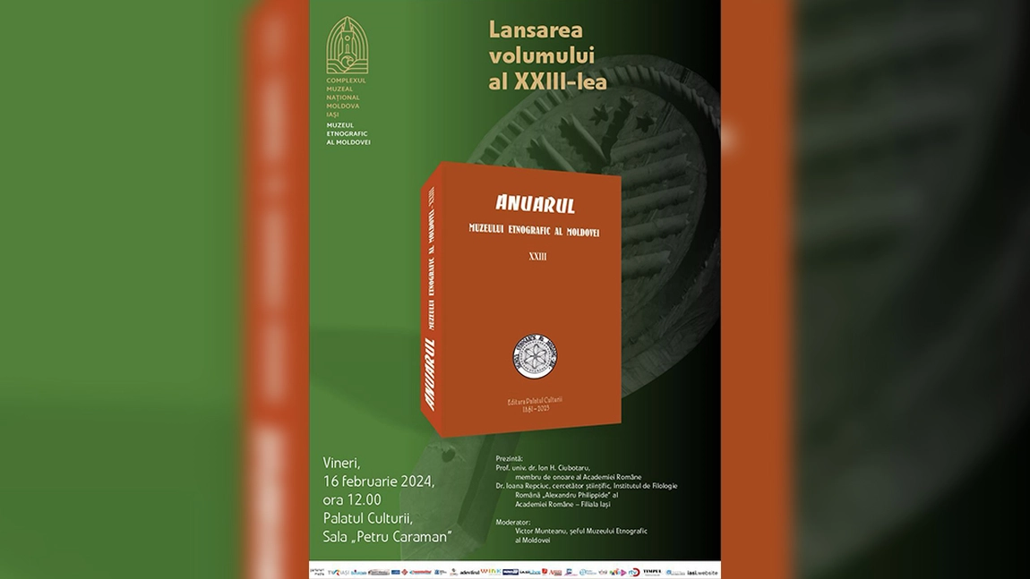 Lansarea „Anuarului Muzeului Etnografic al Moldovei” ediția XXIII, la Iași