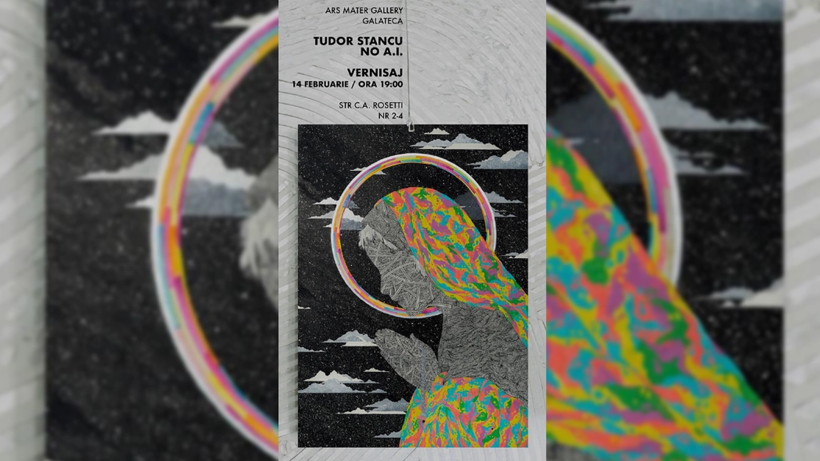 Când omul este mai bun decât mașina! “NO A.I.”, expoziție de grafică și pictură semnată Tudor Stancu