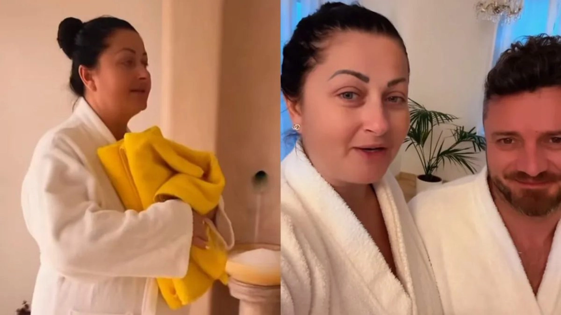 Gabriela Cristea și soțul ei s-au filmat în saună! „Să nu fie cineva. Dacă e gol”