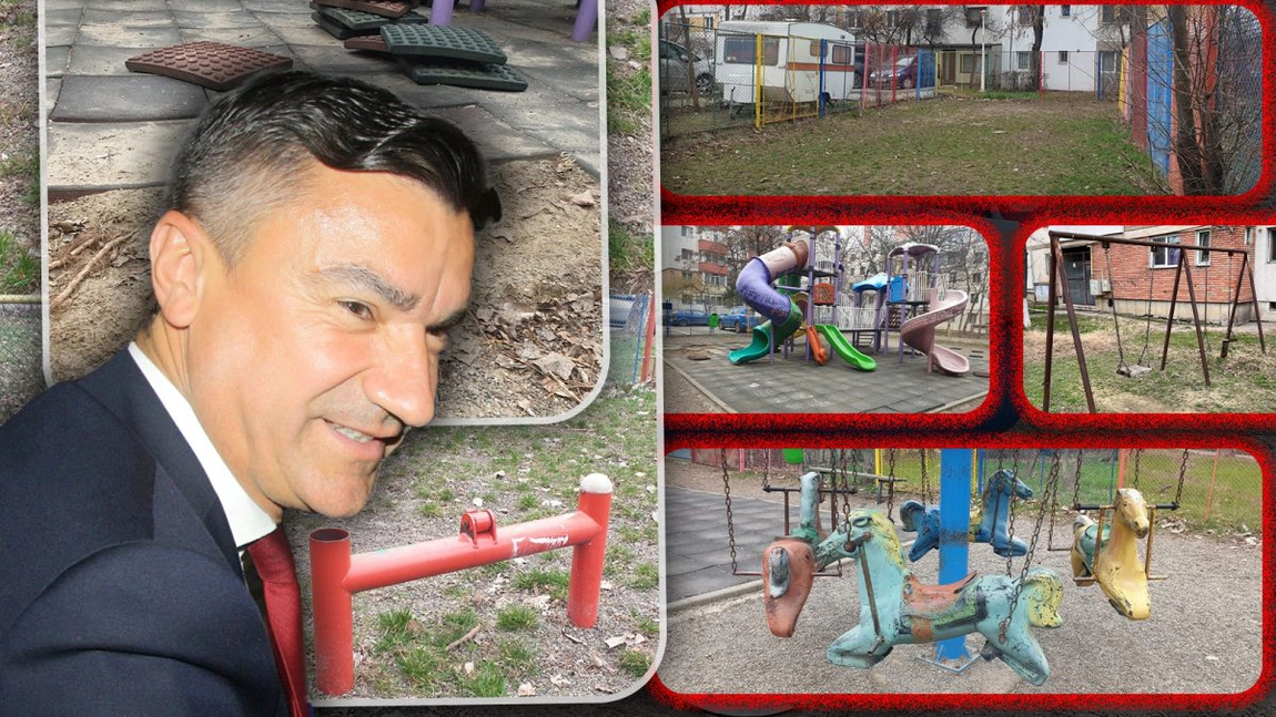 Colecție de fotografii de groază din parcurile din Iași! În aceste locuri, copiii trebuie să aibă foarte mult noroc să scape cu viață - FOTO