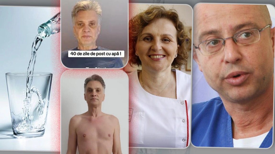 Un bărbat a slăbit 30 de kilograme după ce a ținut postul cu apă. În ziua 33 a început să nu se mai simtă bine. Medic ieșean: „Poate amenința viața” - FOTO