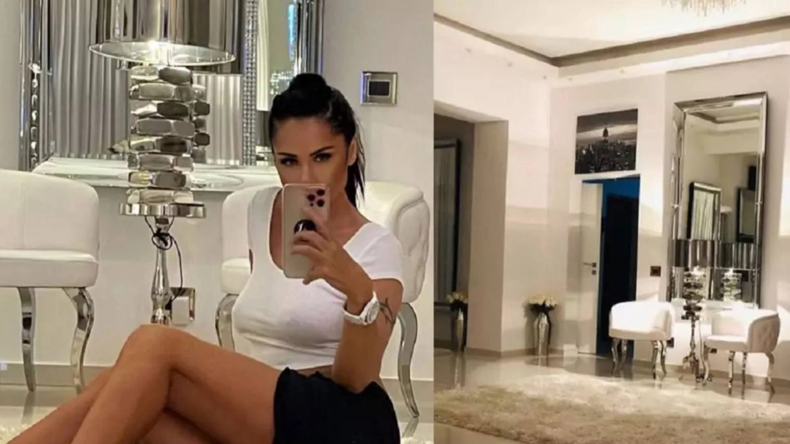Oana Zăvoranu are o casă ca în filme. Casa este plină de oglinzi și are televizor până și în baie