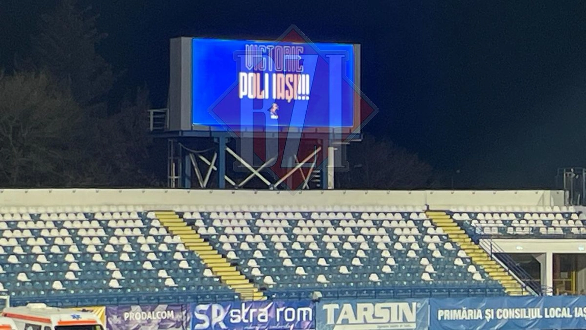 Victorie pentru Politehnica Iași! Rapidiștii au fost învinși cu 3-1