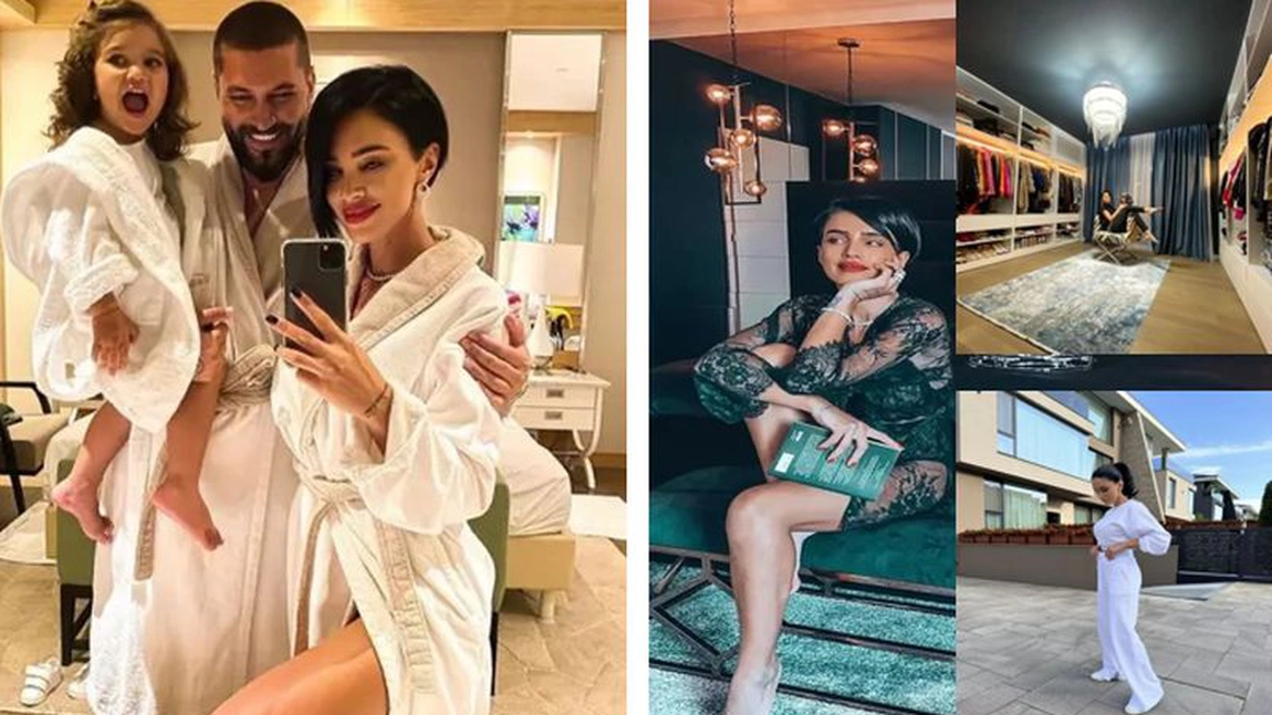 Ce vilă de lux are Adelina Pestrițu în București! Lenjerii de pat personalizate și un dressing spațios