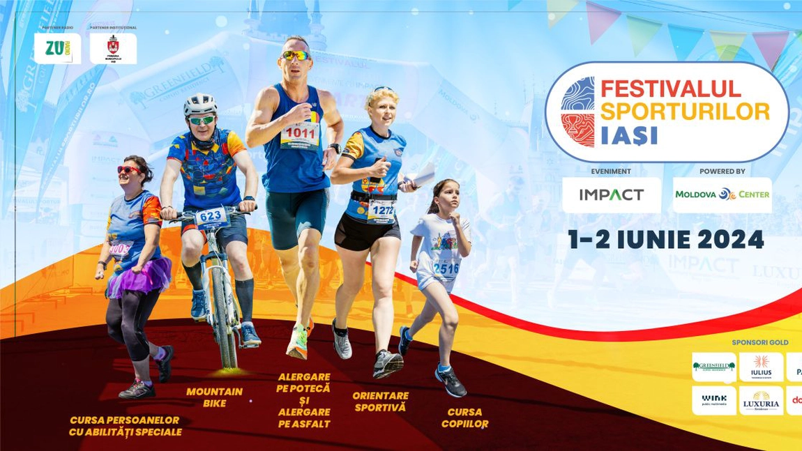 Am deschis înscrierile la Festivalul Sporturilor Iași