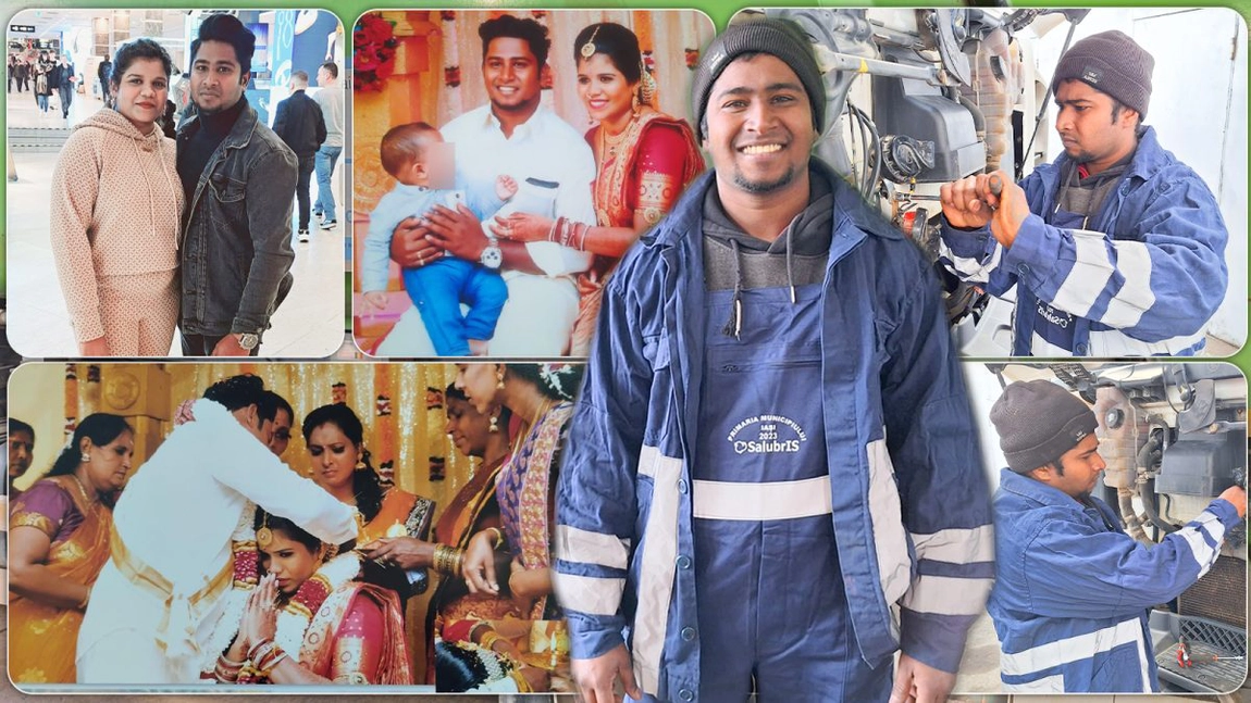 Ranjan este din Sri Lanka și s-a angajat la Salubris, în Iași. Și-a uimit colegii cu nunta pe care a făcut-o: „Așa e tradiția la noi, a trebuit să cumpăr foarte mult aur” - FOTO